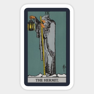 The Hermit Tarot Card Sticker